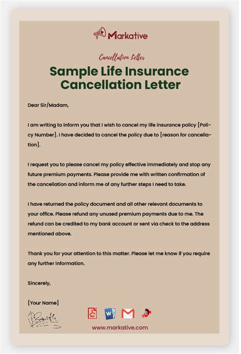 lv life insurance cancel.